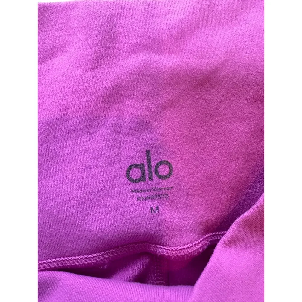 Alo Yoga Airbrush high waist leggings in Electric Violet - medium